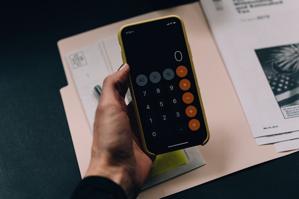 Meticulous financial statement ledgers on desk